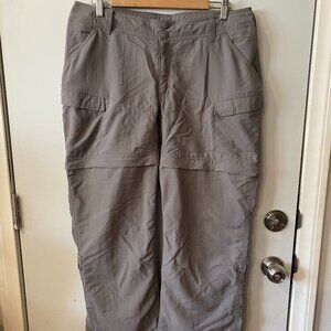North Face Olive Hiking Pants Shorts Sz 14